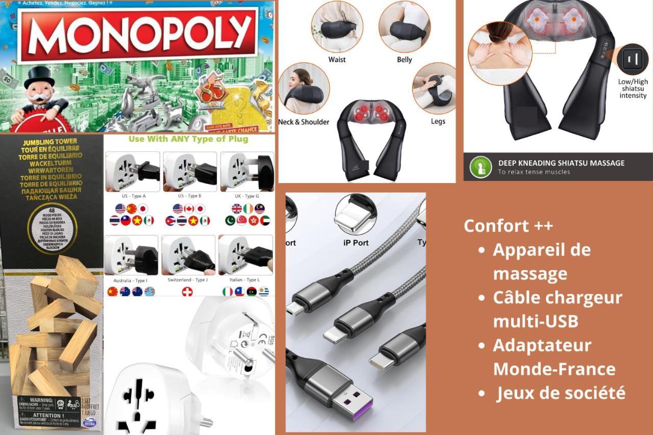 Mona Lisa : Superbe Loft Centre Ville - Parking Gratuit - Wifi Ultra Rapide-Appareil Massage-Netflix-Jeu Societe Troyes Luaran gambar