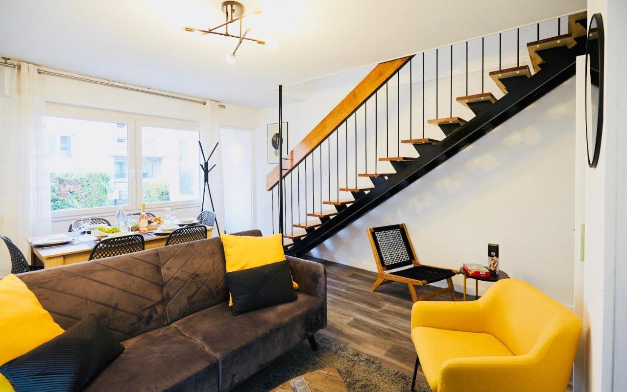 Mona Lisa : Superbe Loft Centre Ville - Parking Gratuit - Wifi Ultra Rapide-Appareil Massage-Netflix-Jeu Societe Troyes Luaran gambar
